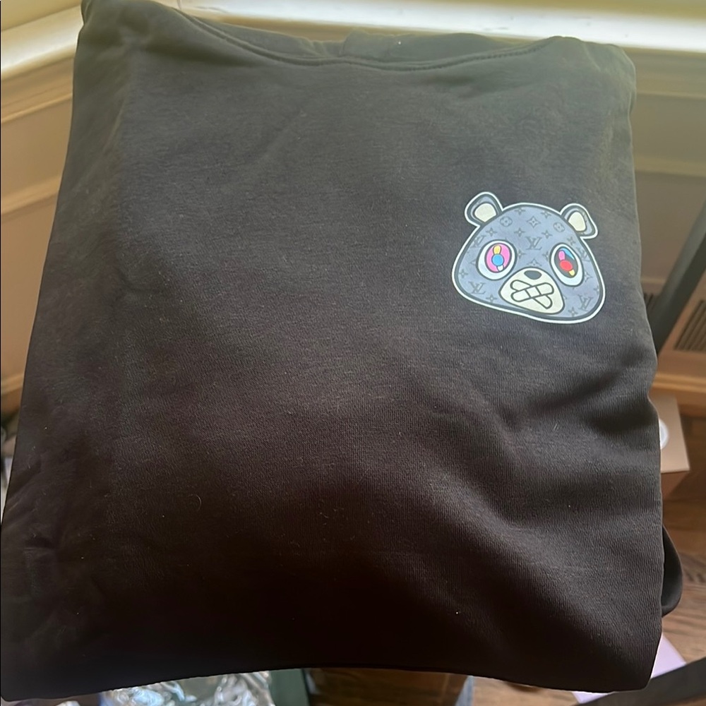 Black Teddy Bear Hoodie, NWOT